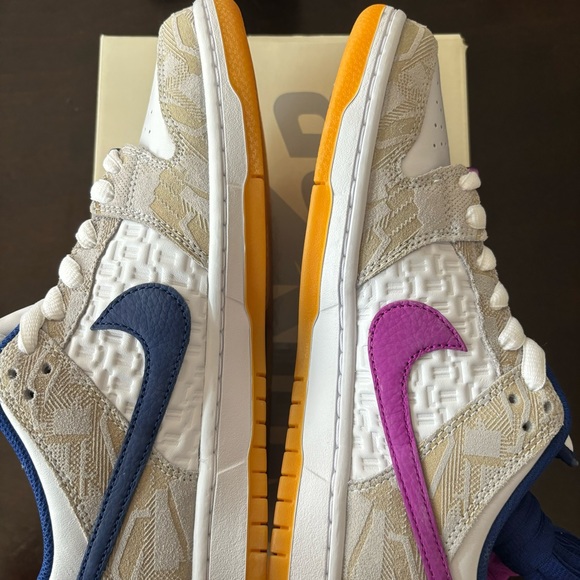 💜💙 Nike SB Dunk Low PRM RL - Rayssa Leal Wmns 9 Men’s 7.5 💜💙 - Picture 11 of 13